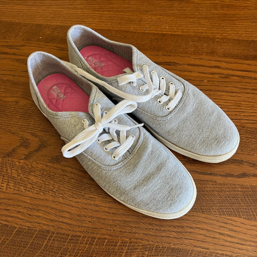 Mossimo Heather Jersey Grey Canvas Sneakers Shoes